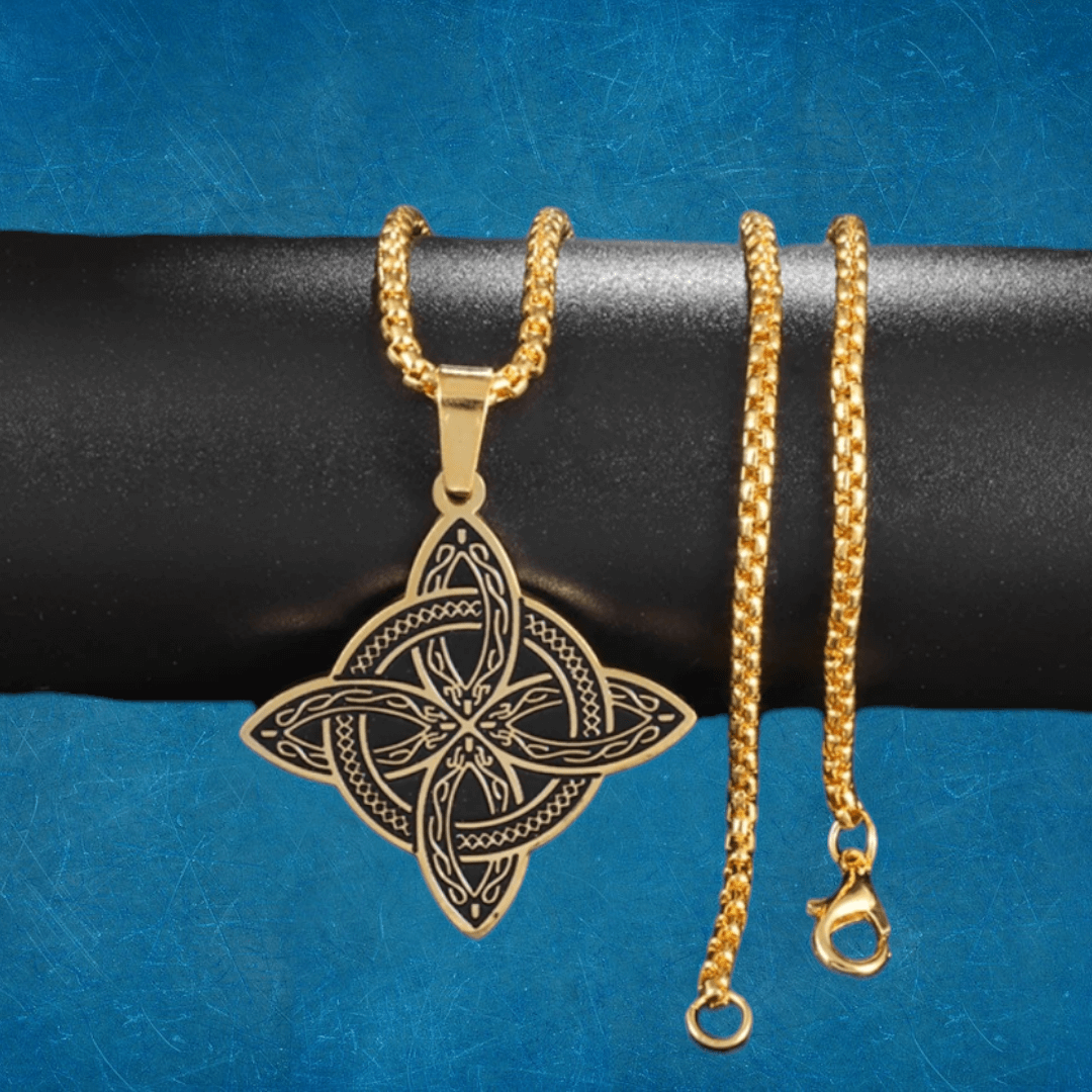 Collar Nudo Bruja Circulo Protección