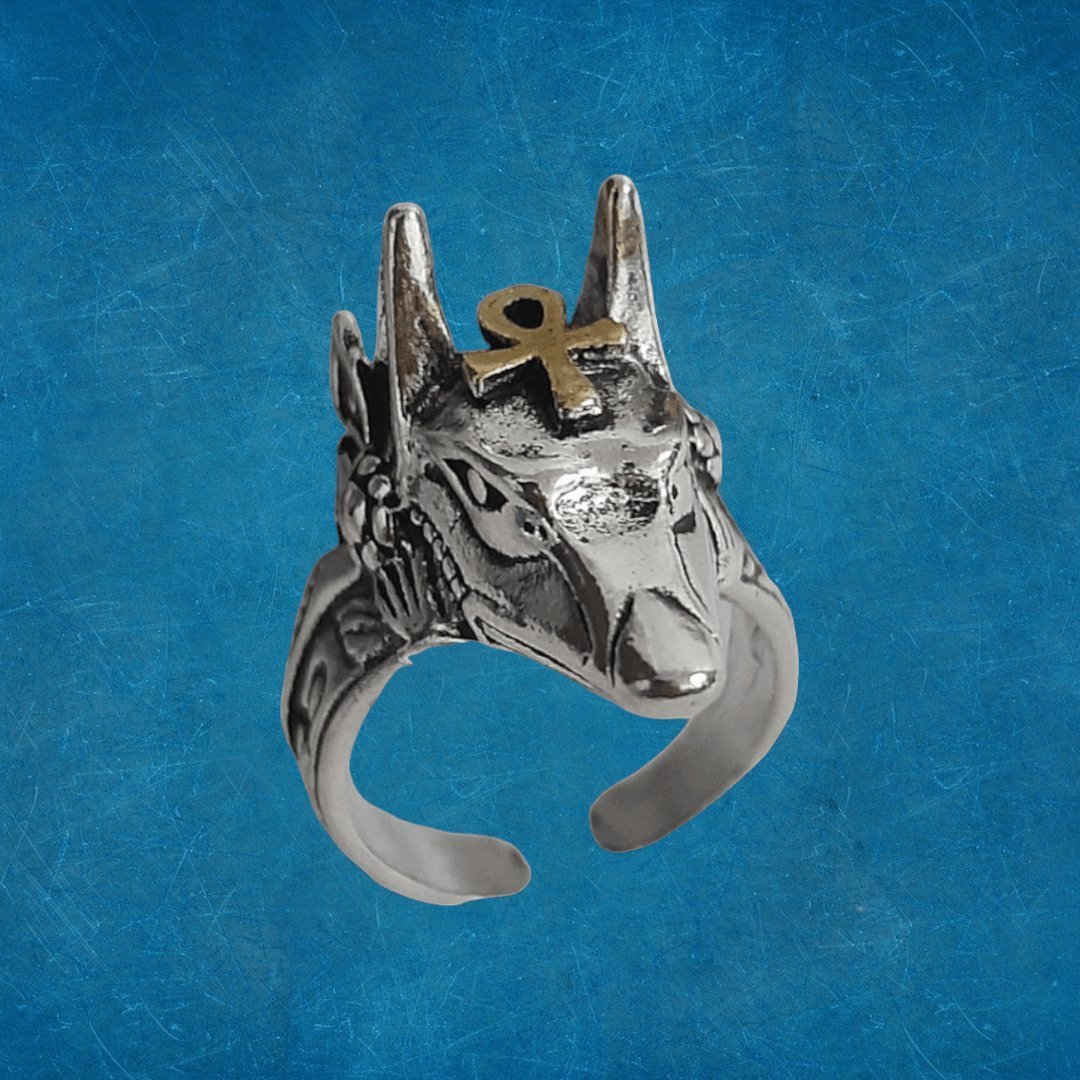 Anillo Anubis Egipcio - Diversa Colección