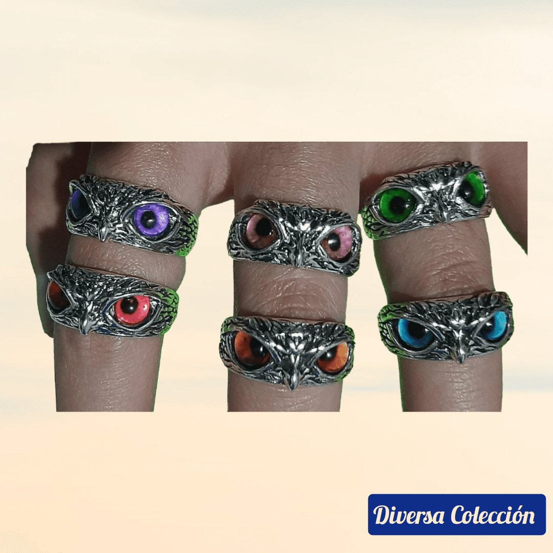 Anillo Búho Ajustable - Diversa Colección