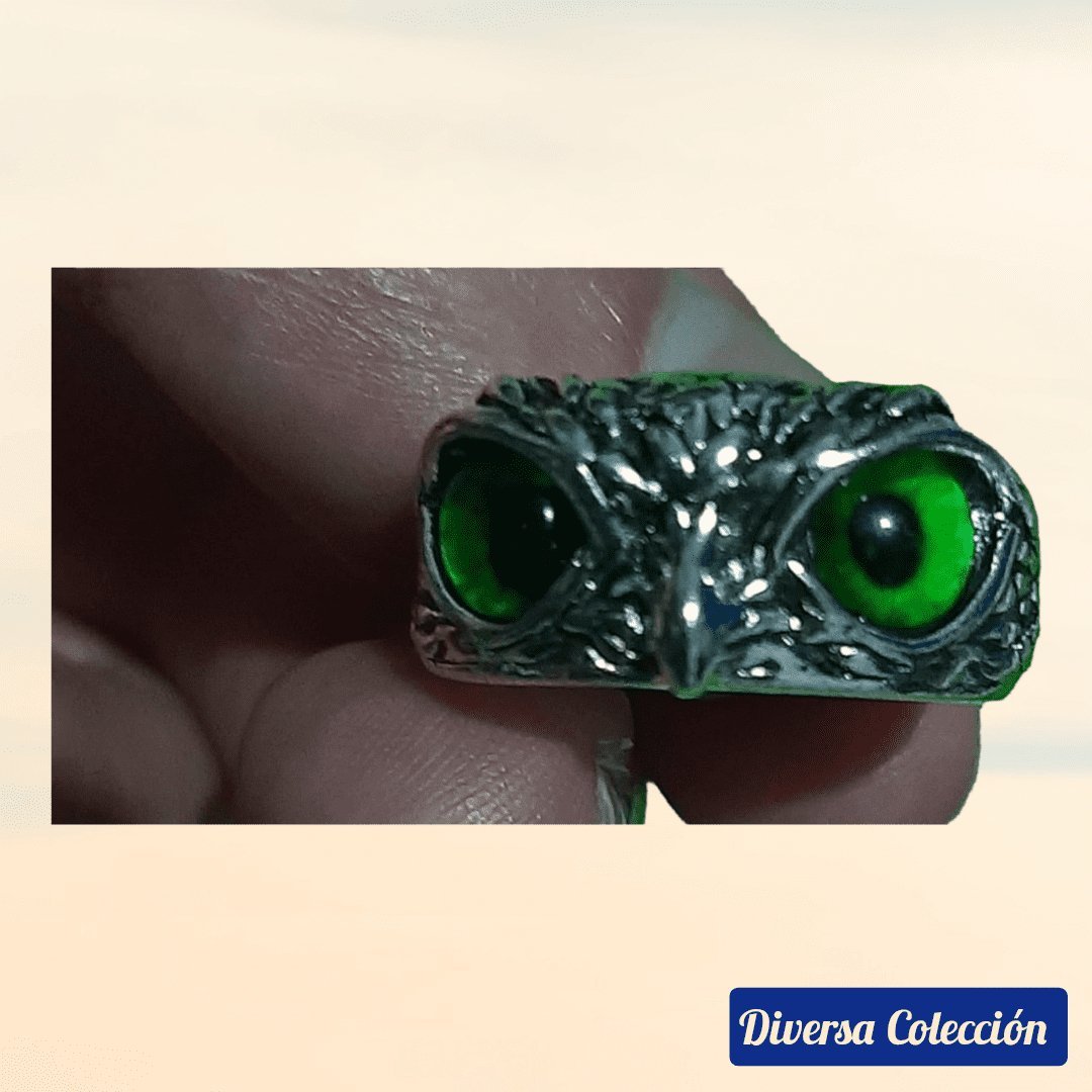 Anillo Búho Ajustable - Diversa Colección