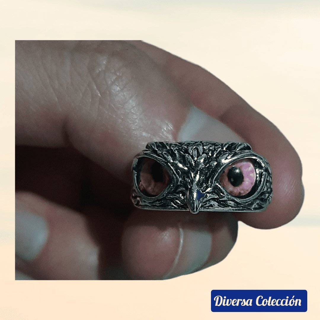 Anillo Búho Ajustable - Diversa Colección