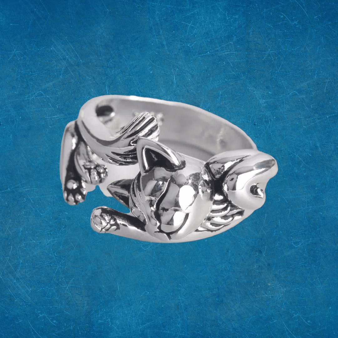 Anillo De Gato Perezoso - Diversa Colección