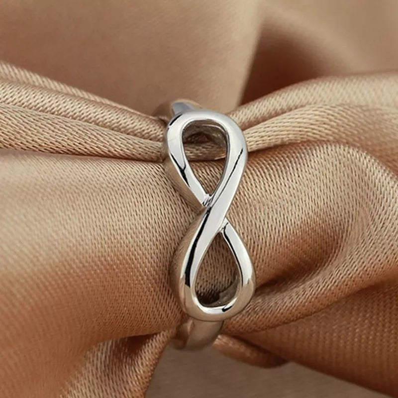 Anillo Infinito Plata Ley 925 - Diversa Colección
