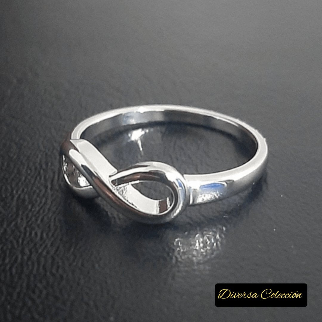 Anillo Infinito Plata Ley 925 - Diversa Colección