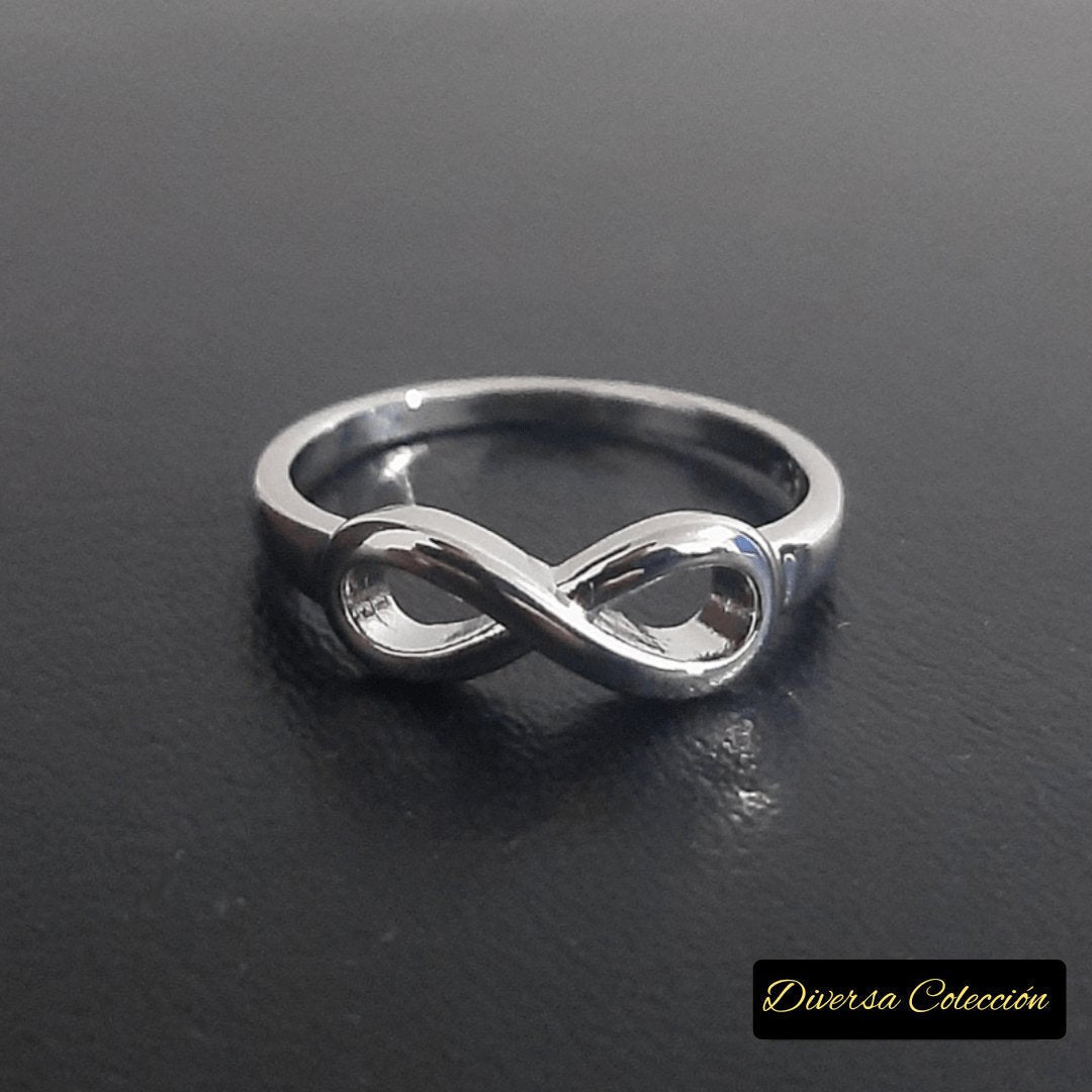 Anillo Infinito Plata Ley 925 - Diversa Colección