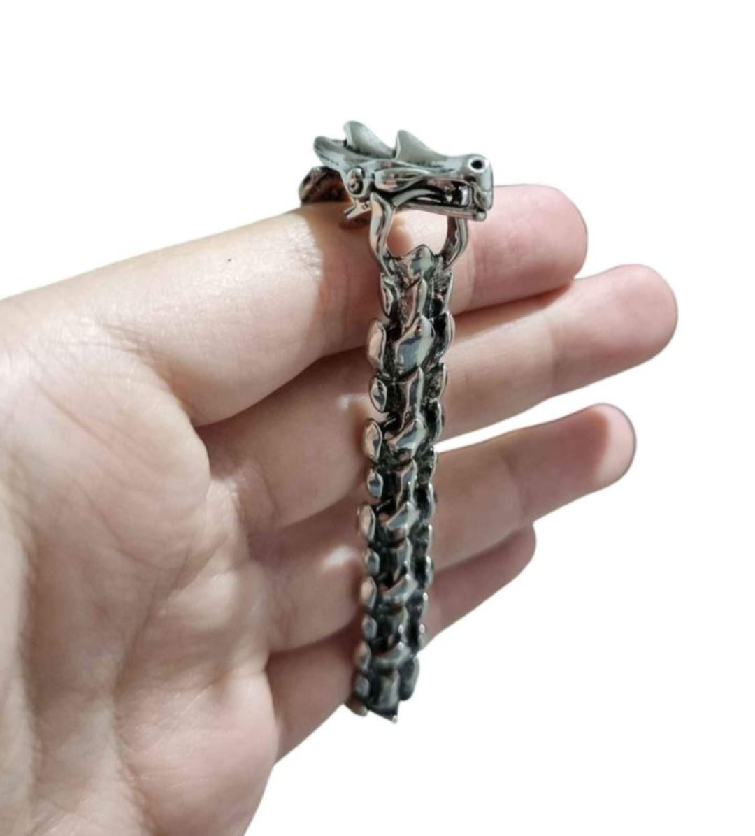 Pulsera Dragón Plata s925