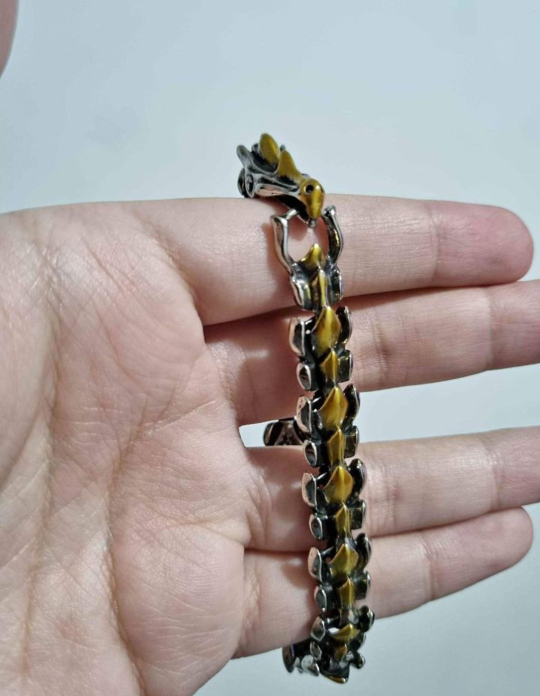 Pulsera Dragón Plata s925