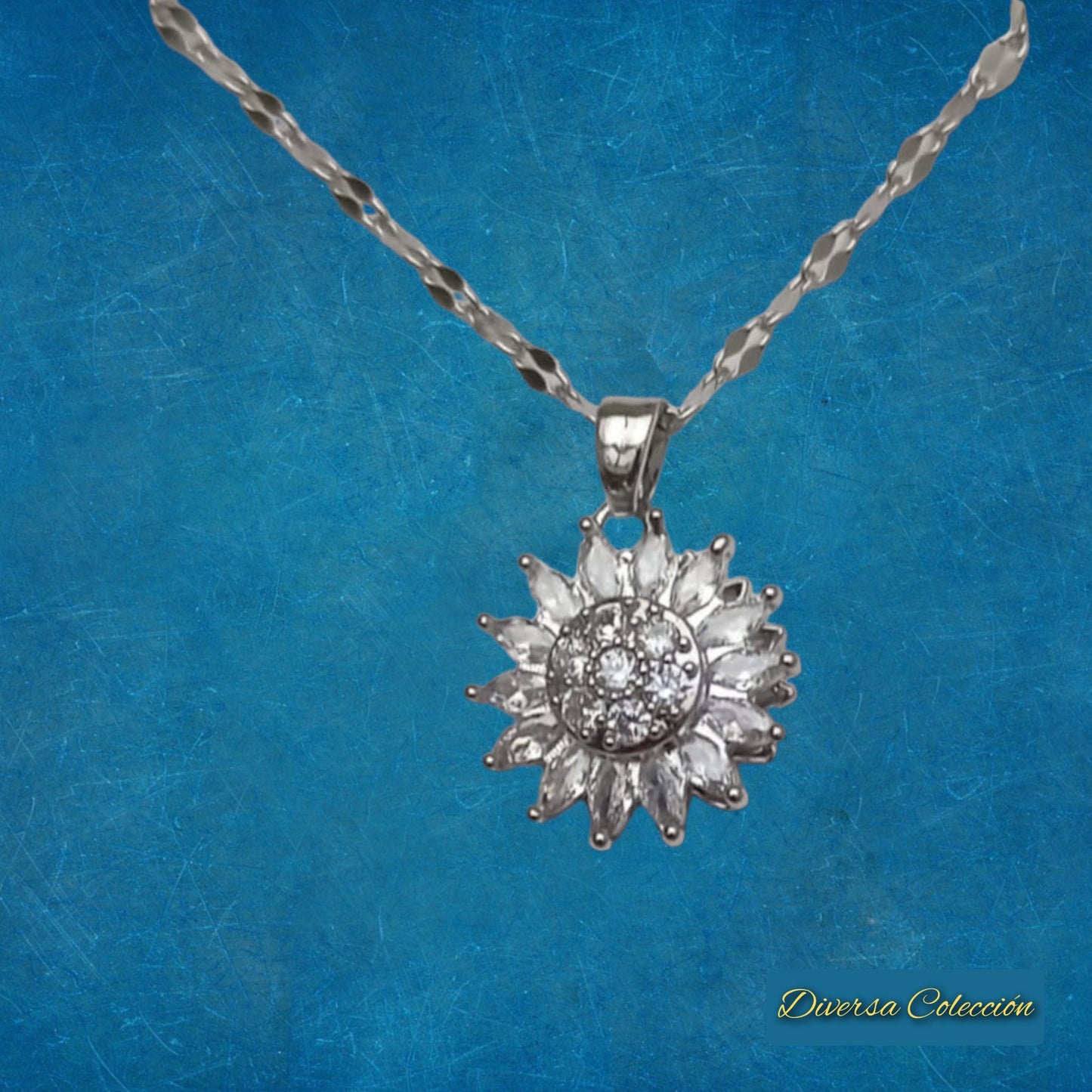Collar Girasol Giratorio - Diversa Colección