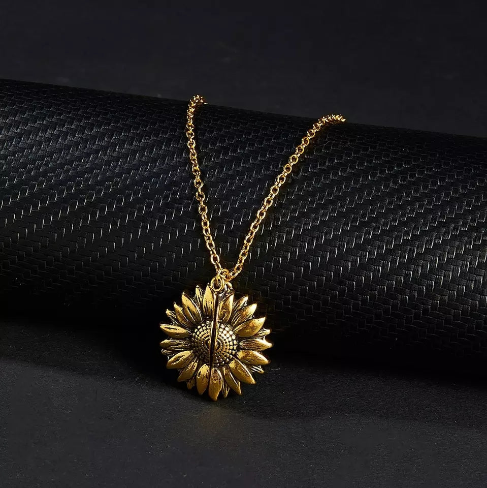 Collar girasol You are my sunshine amarillo - Diversa Coleccion