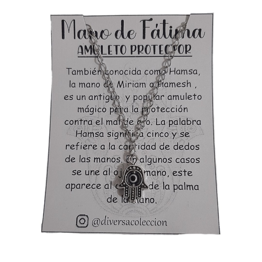 Collar Mano De Fátima - Diversa Colección