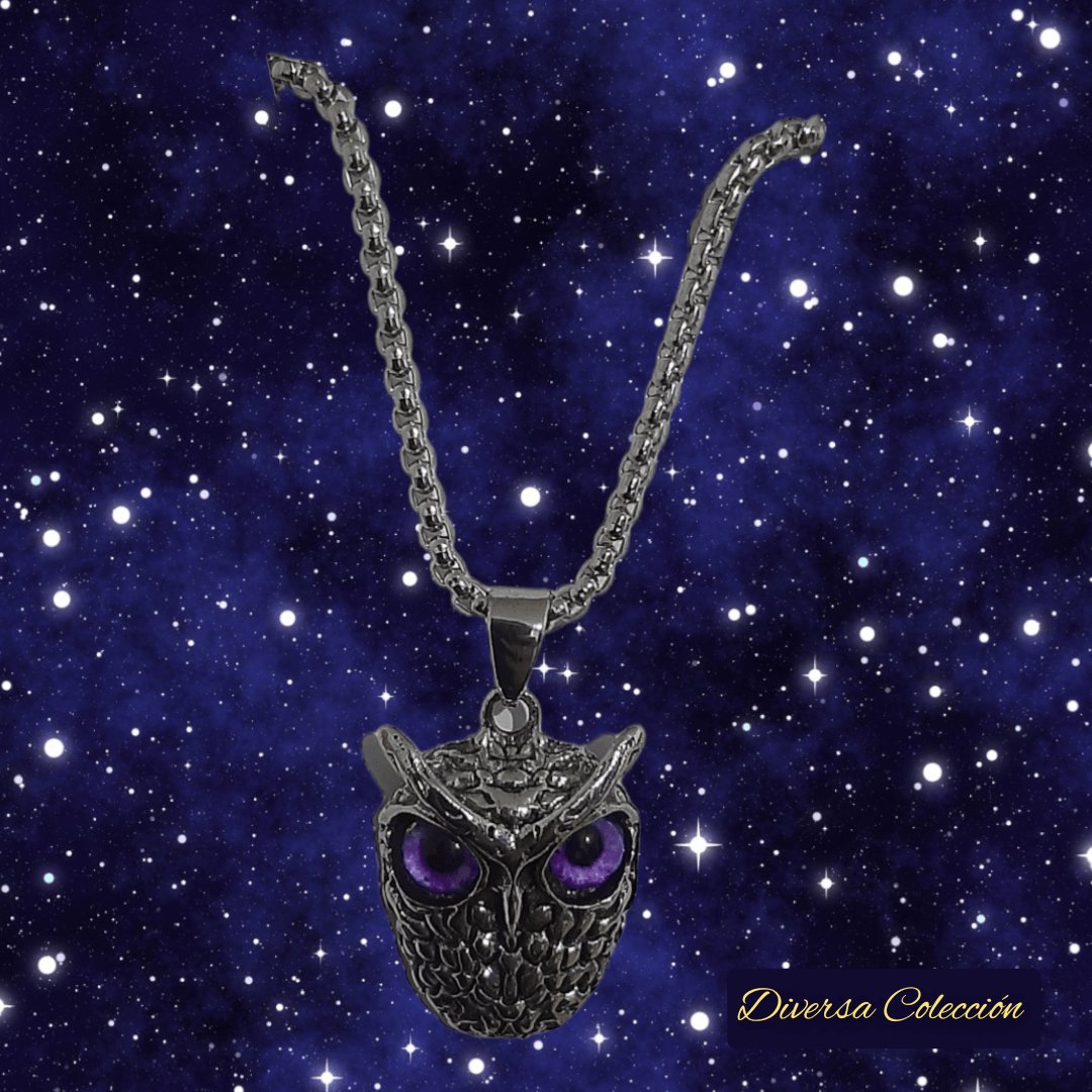 Collar Ojo De Búho - Diversa Colección