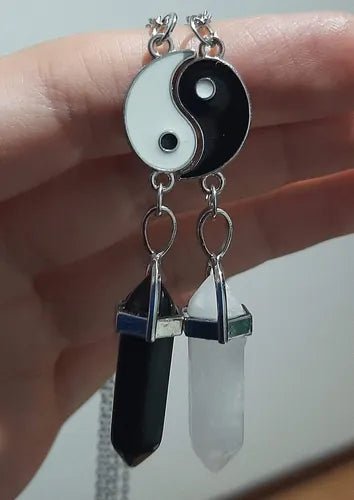 Collares Cuarzo Yin Yang - Diversa Colección