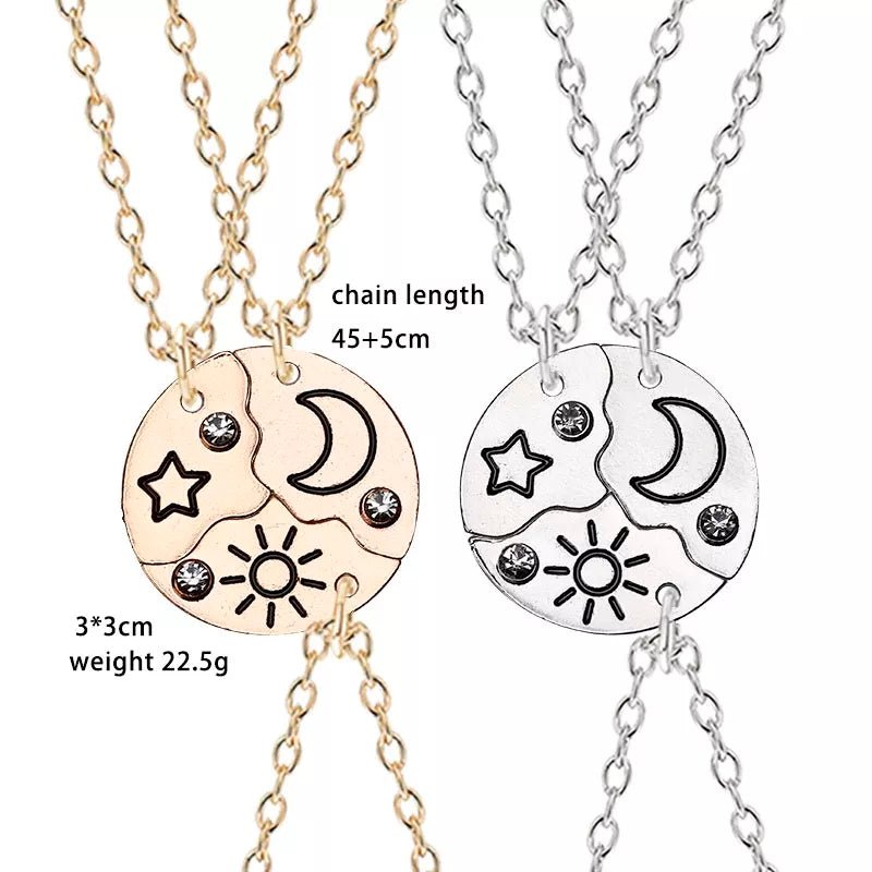 Collares De Tres Amistad - Diversa Colección