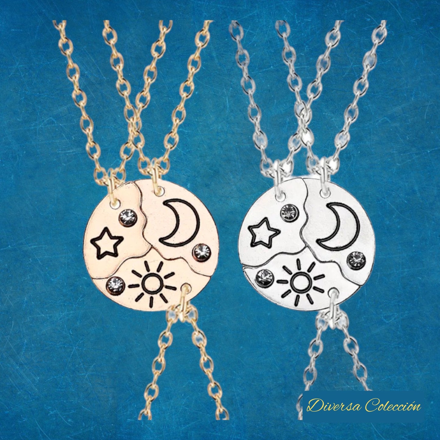 Collares De Tres Amistad - Diversa Colección