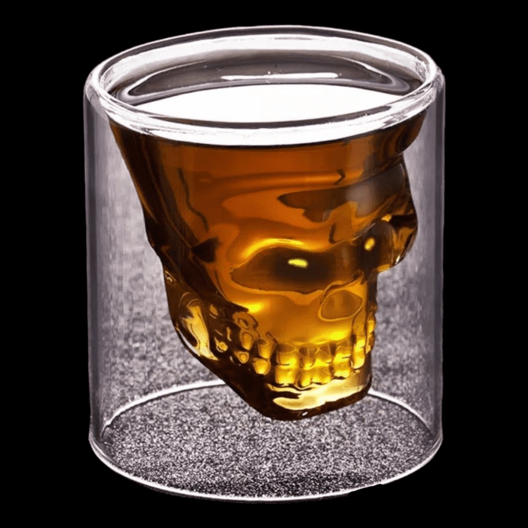 Copa Calavera Cristal 3D - Diversa Colección