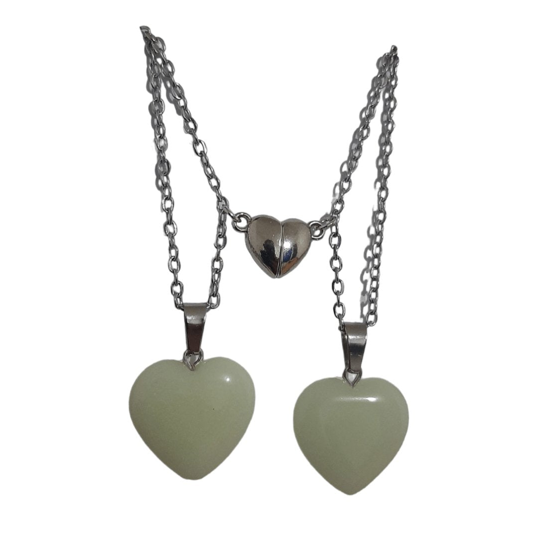 Cuarzos Corazón Luminosos Magnéticos - Diversa Colección