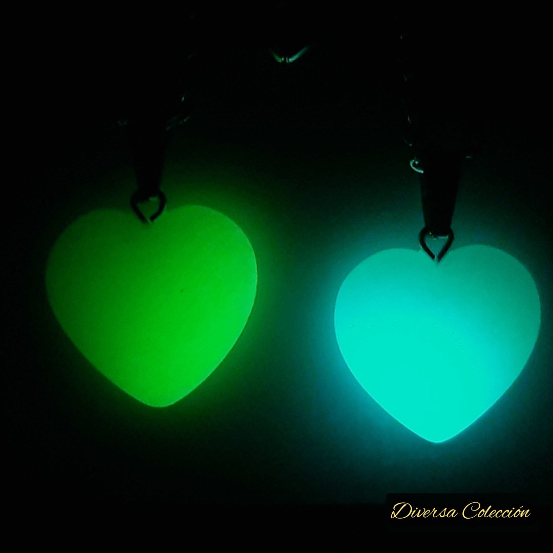 Cuarzos Corazón Luminosos Magnéticos - Diversa Colección