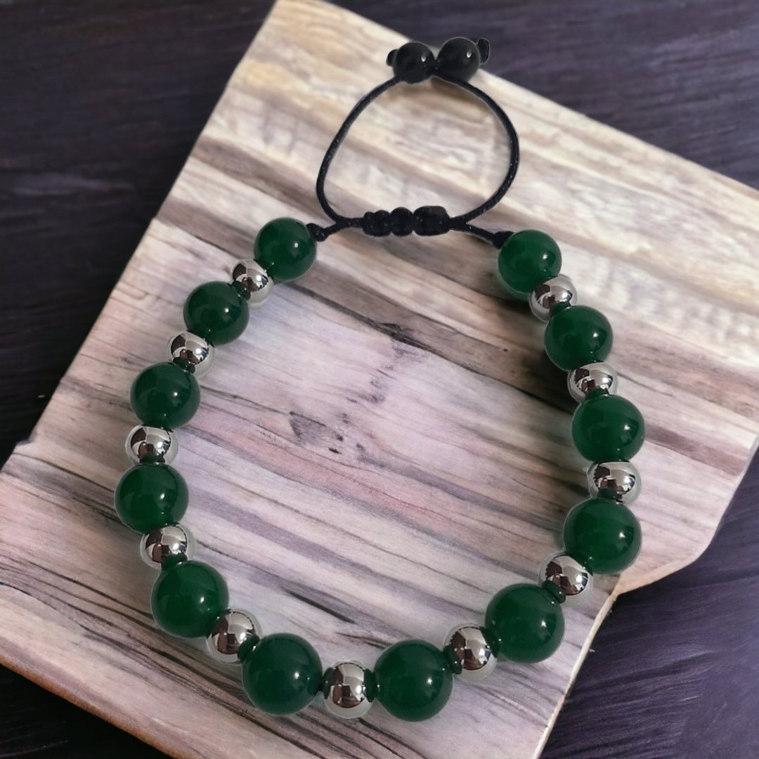 Pulsera Cuarzo Verde Ágata - Diversa Colección