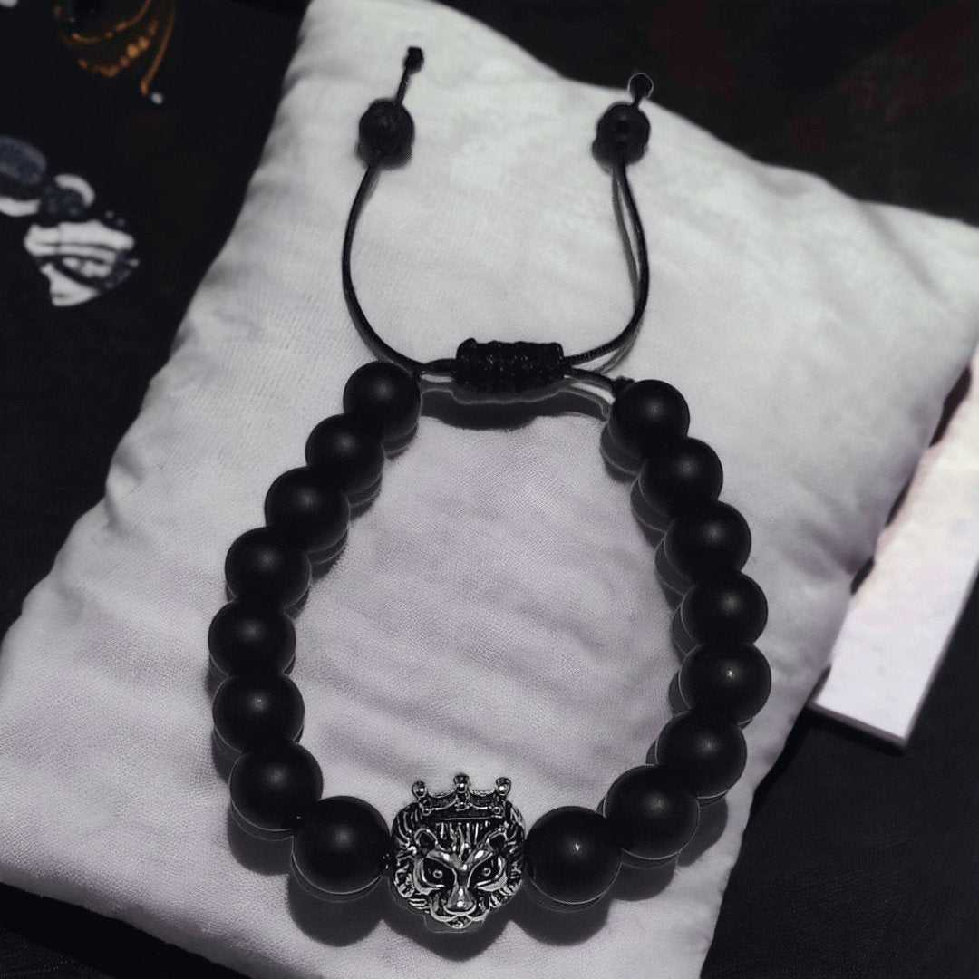 Pulsera León Piedra Mate - Diversa Colección