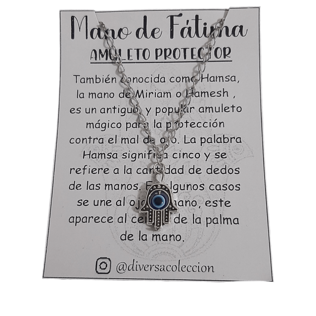 Collar y Manilla Mano De Fátima