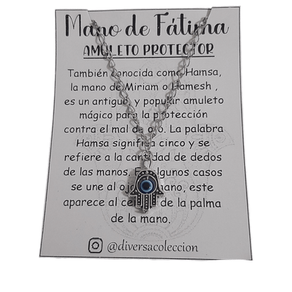 Collar y Manilla Mano De Fátima