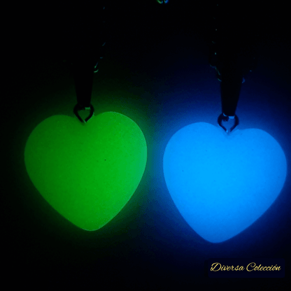 Cuarzos Corazón Luminosos Magnéticos