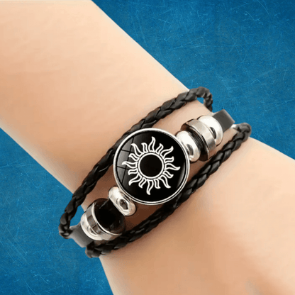 Pulsera sol y luna luminosas para compartir