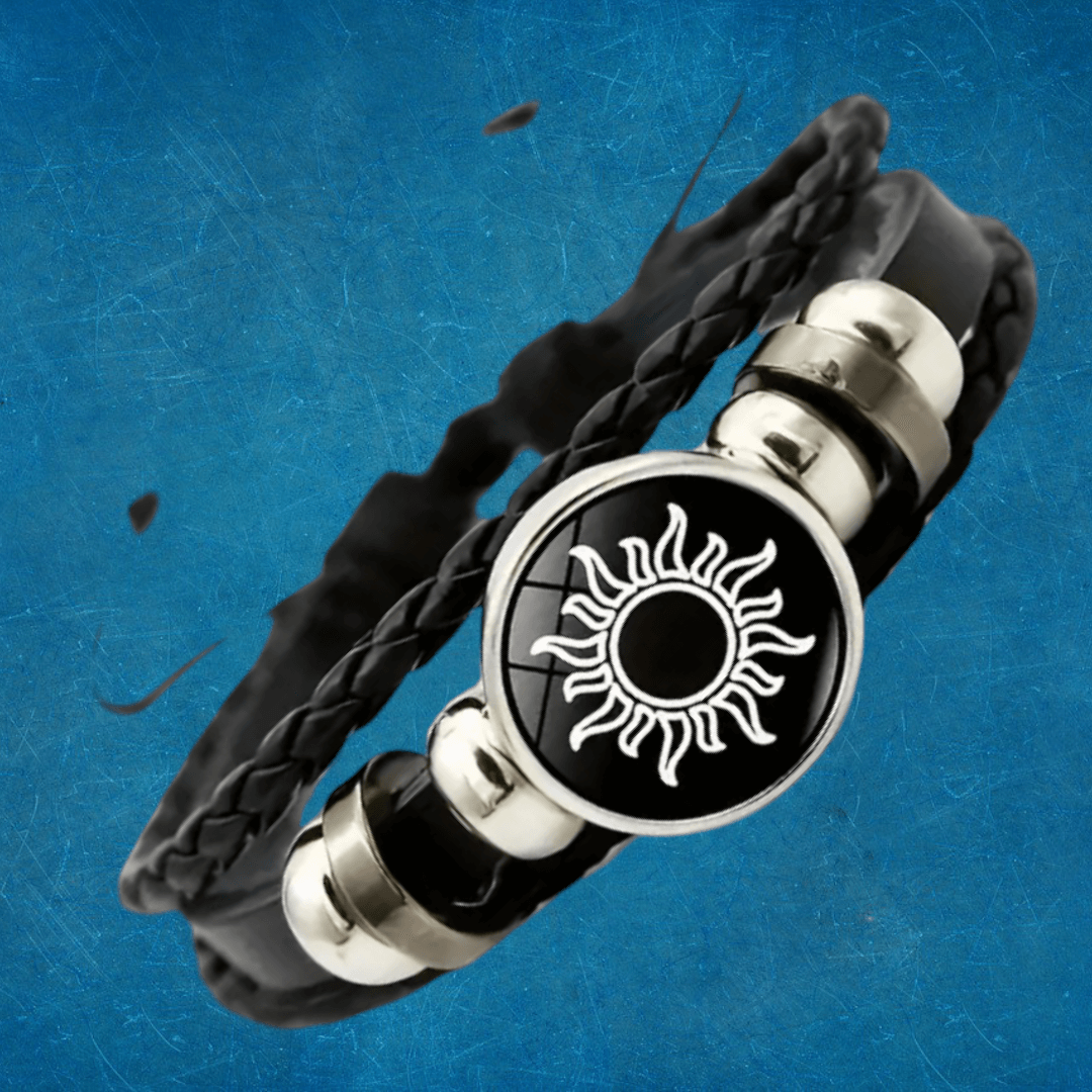 Pulsera sol y luna luminosas para compartir