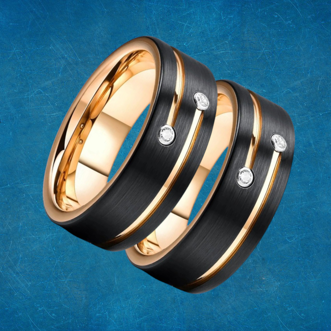 Anillos Centellas Doradas