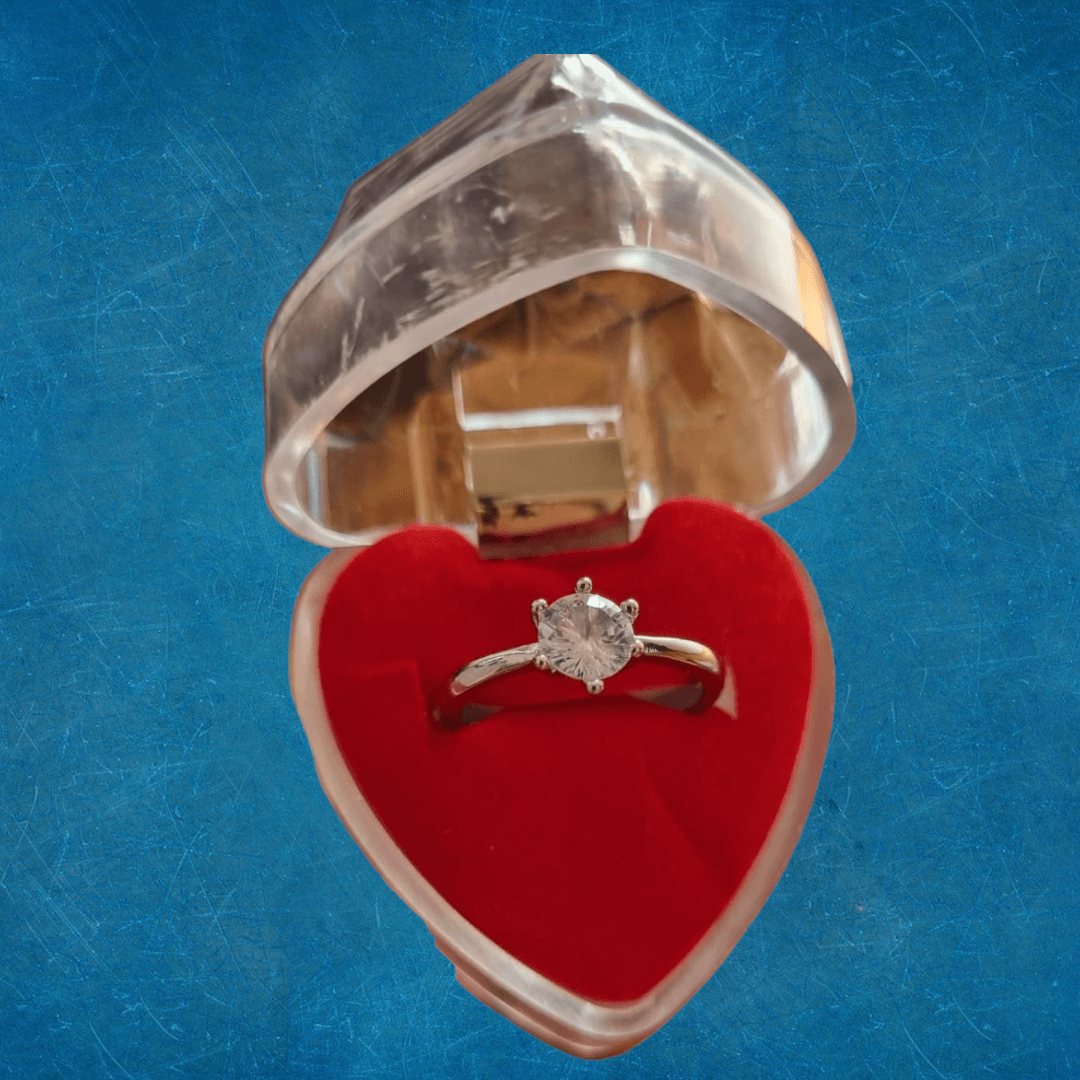 Anillo Circón Plata Laminada S925