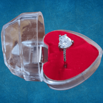 Anillo De Corazón Plata Laminada 925