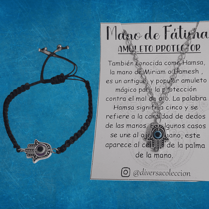 Collar y Manilla Mano De Fátima