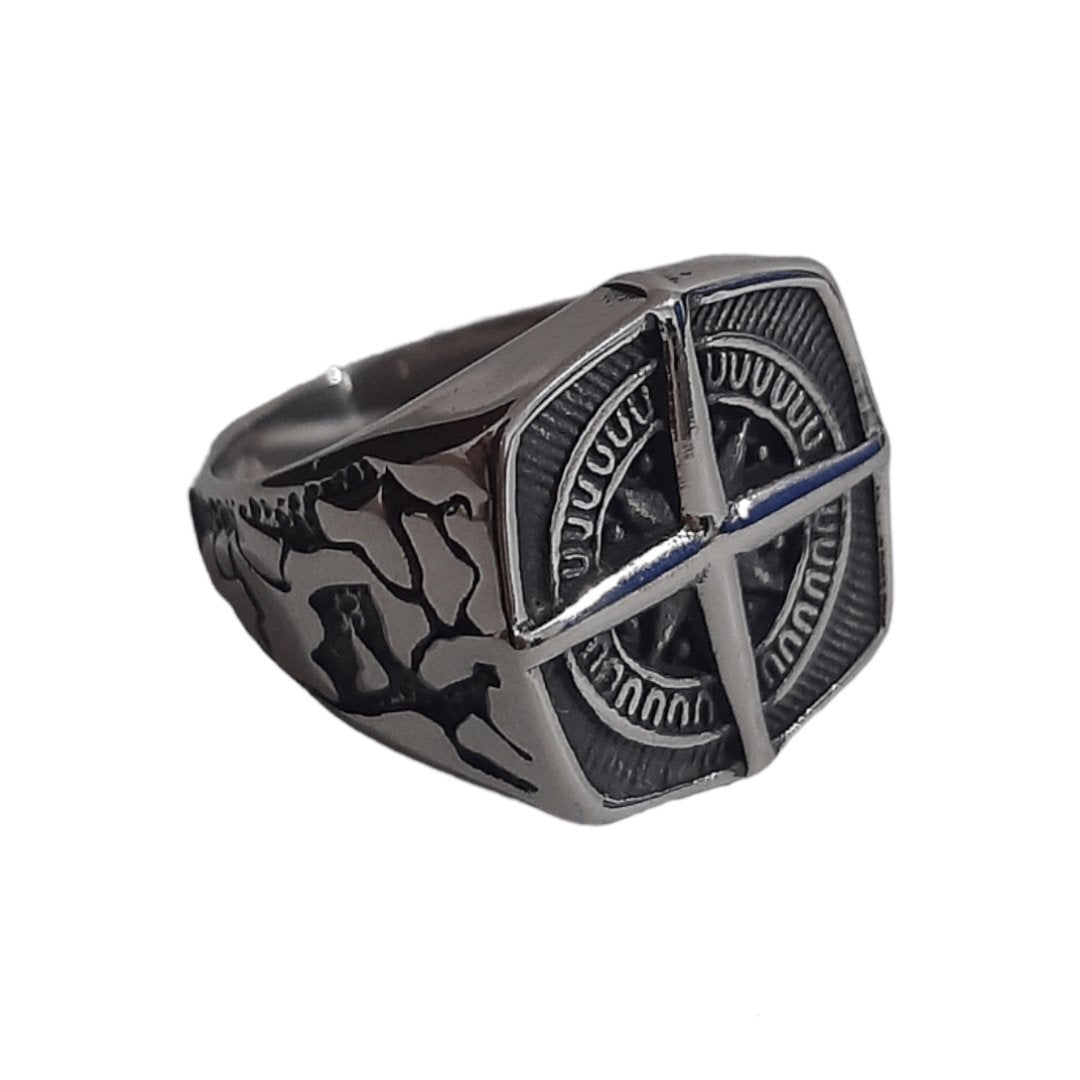 Anillo Brújula Nórdica - Diversa Colección