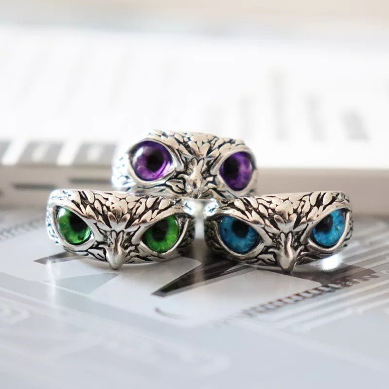 Anillo Búho Ajustable - Diversa Colección