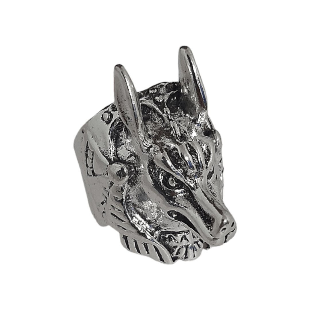 Anillo Chacal Egipcio - Diversa Colección