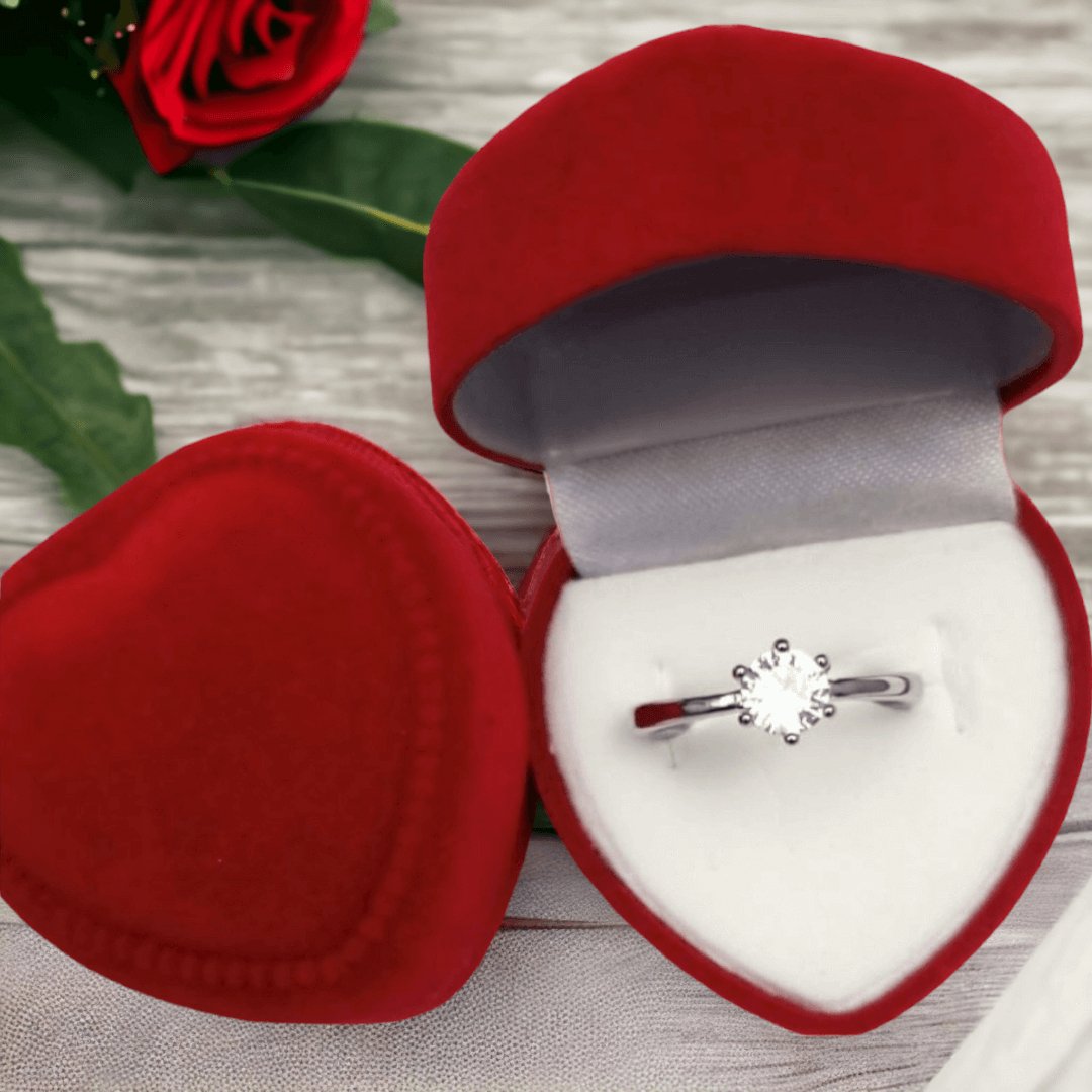 Anillo Circón Plata Laminada S925 - Diversa Colección
