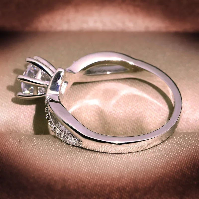 Anillo Compromiso Entrelazado S925 - Diversa Colección