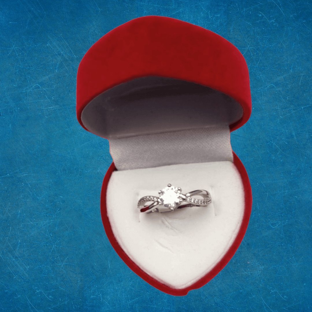 Anillo Compromiso Entrelazado S925 - Diversa Colección