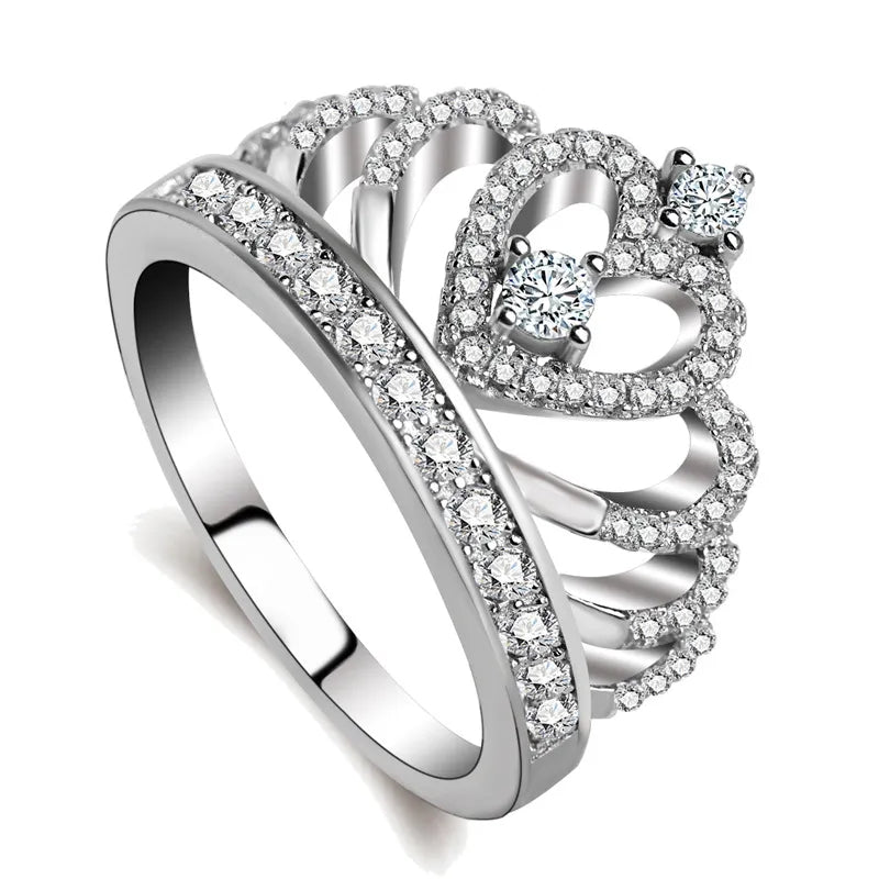 Anillo Corona S925 - Diversa Colección