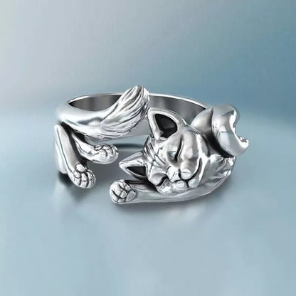 Anillo De Gato Perezoso - Diversa Colección