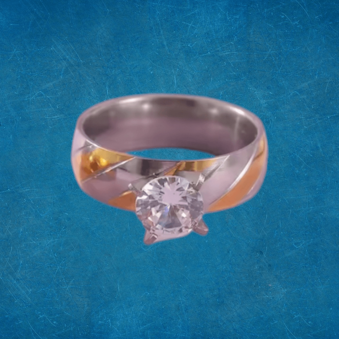 Anillo Entrelazo Dorado - Diversa Colección