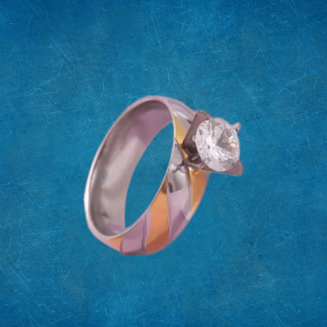 Anillo Entrelazo Dorado - Diversa Colección