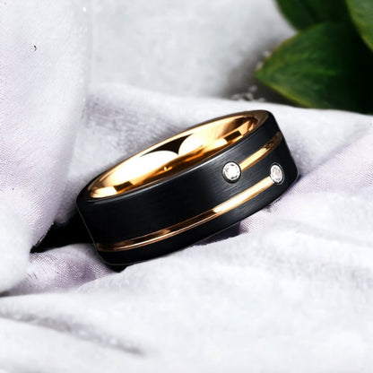 Anillo Línea Dorada - Diversa Colección
