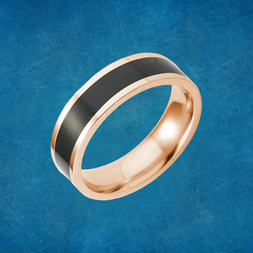 Anillo Línea Oro Rosa - Diversa Colección