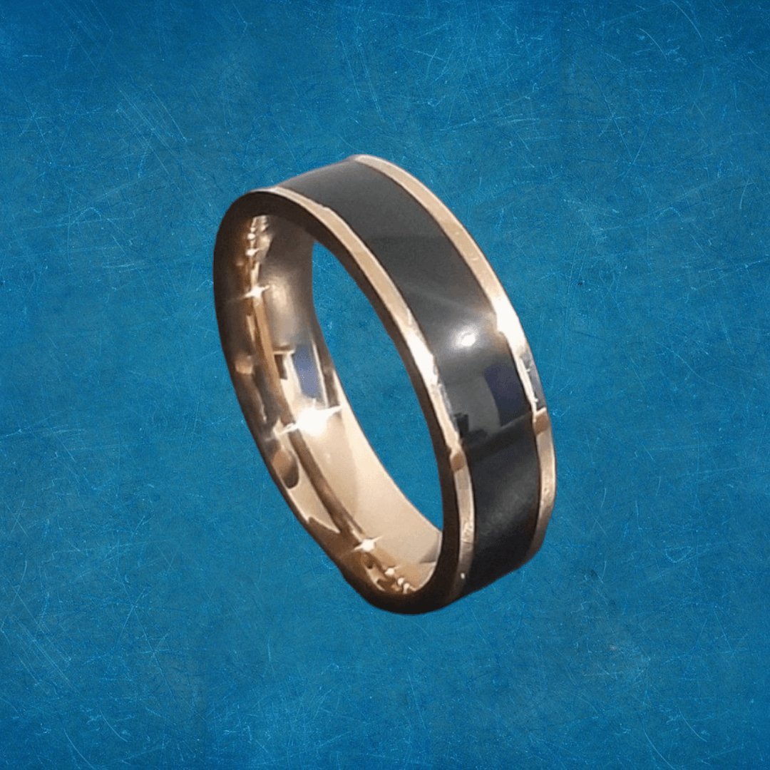 Anillo Línea Oro Rosa - Diversa Colección