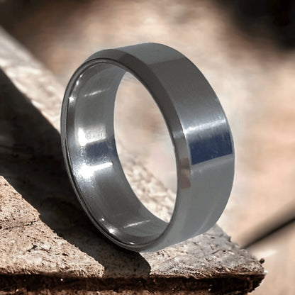 Anillo Liso Plateado - Diversa Colección