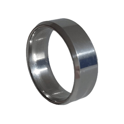 Anillo Liso Plateado - Diversa Colección