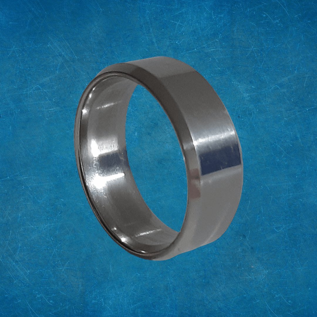 Anillo Liso Plateado - Diversa Colección