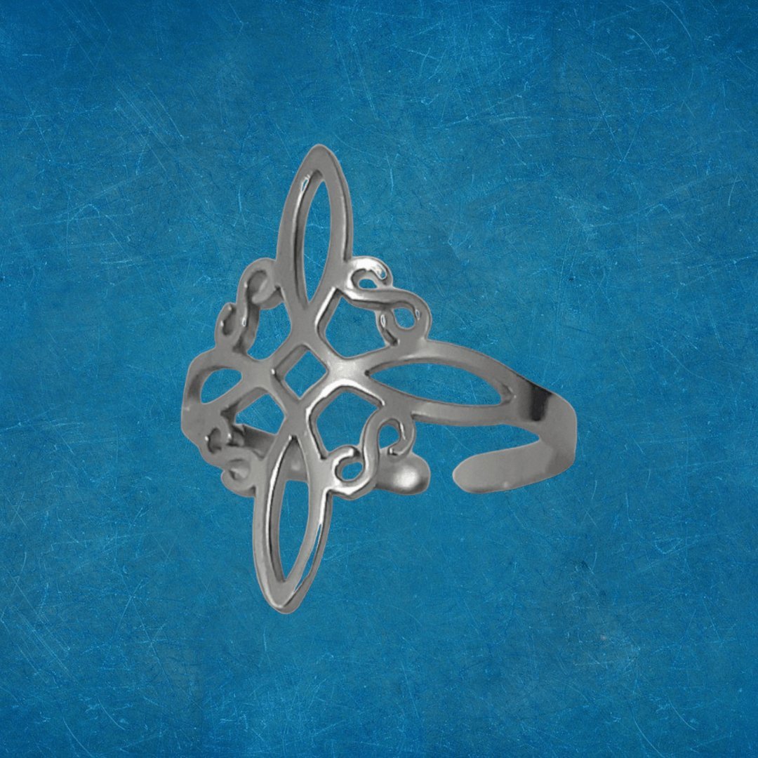 Anillo Nudo De Bruja Amuleto Protección - Diversa Colección