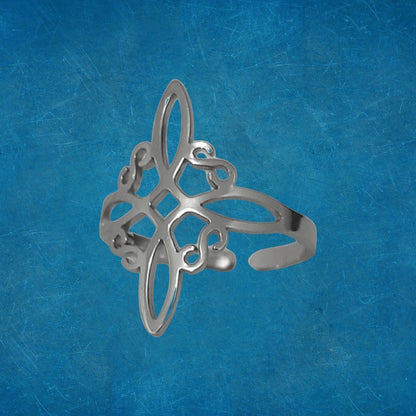 Anillo Nudo De Bruja Amuleto Protección - Diversa Colección